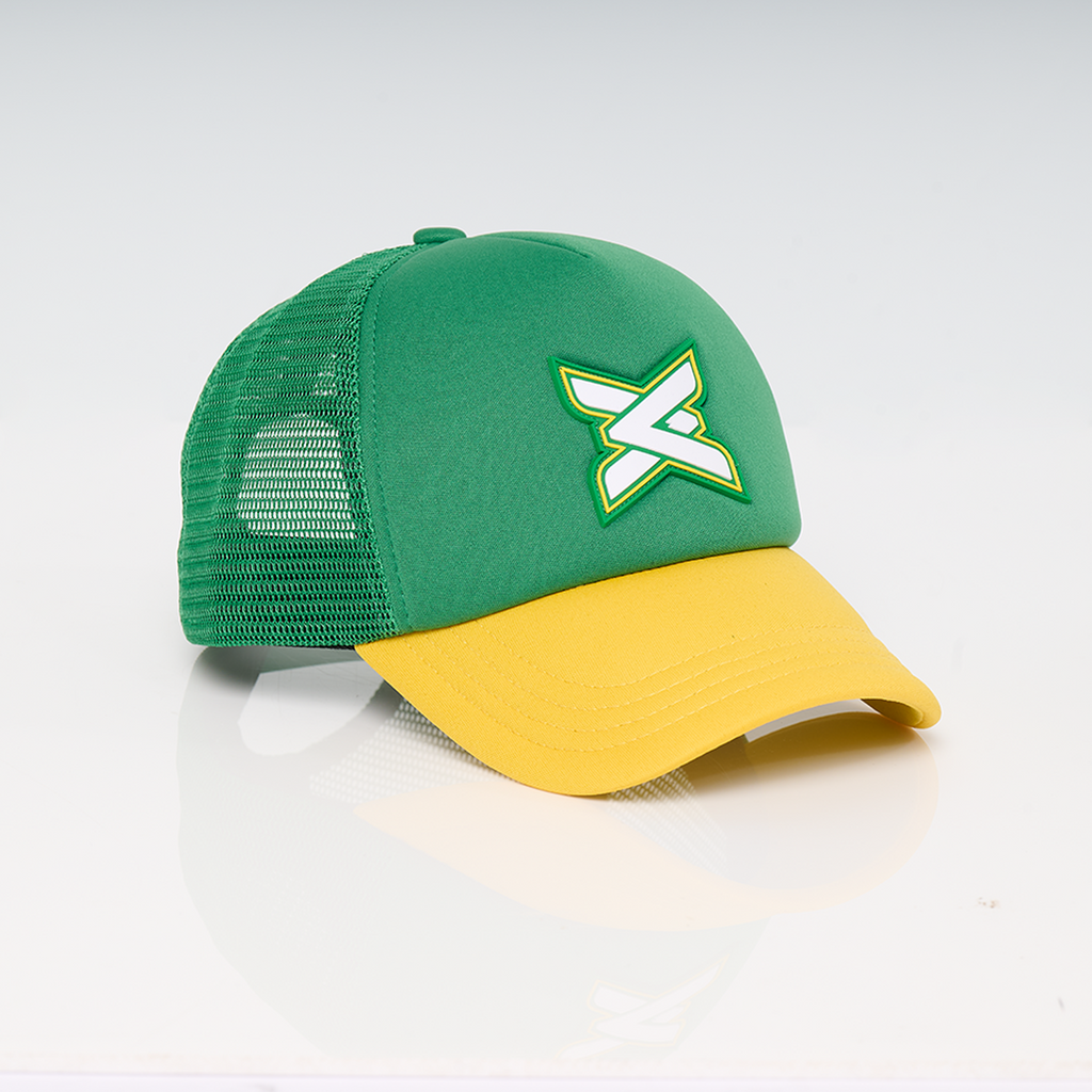 Green and Yellow Trucker Cap