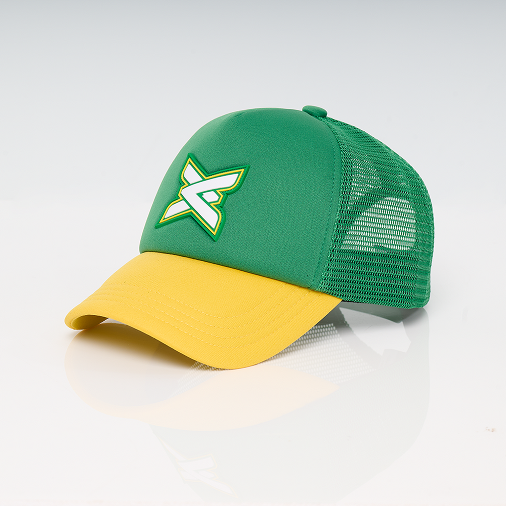 Green and Yellow Trucker Cap