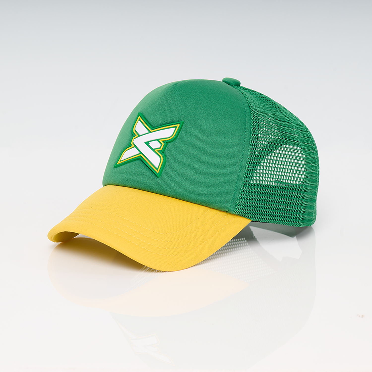 Green and Yellow Trucker Cap